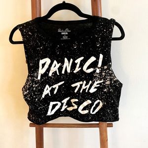 Panic! At The Disco Manhead S Cropped Tank